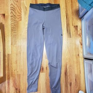 Grey Nike Pro Leggings